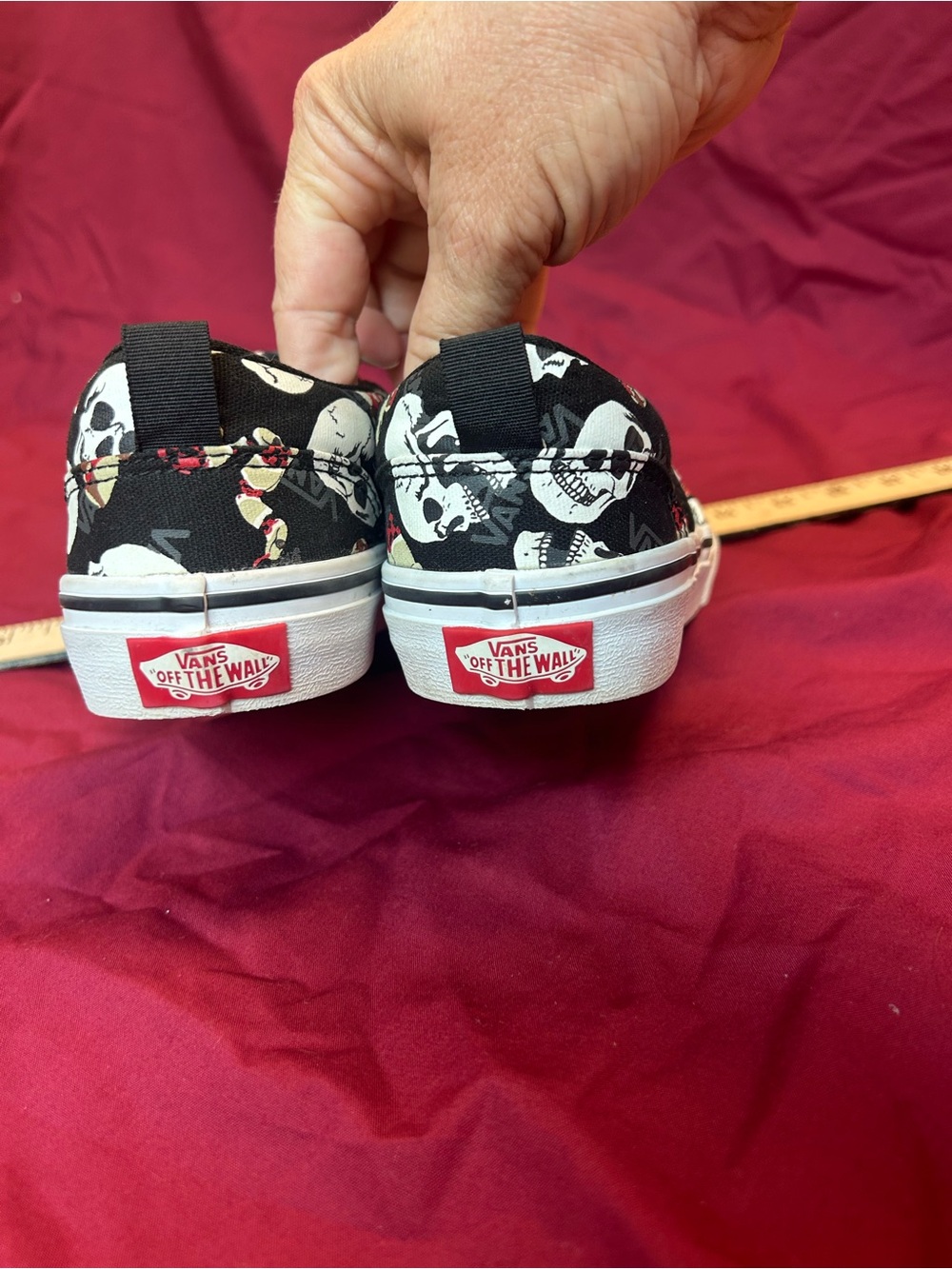 Vans Slip-ons Youth Sz 2 Asher Graphics - Picture 5 of 5